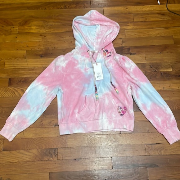 LoveShackFancy Kirby hoodie cherry fizz size small brand new with tags